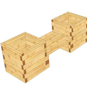 Hochbeet/Gartenbeet für Gemüse, Kräuter und Pflanzen