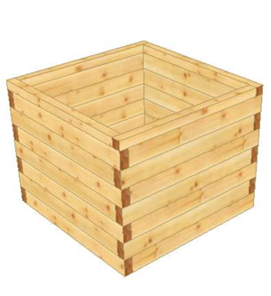 Hochbeet/Gartenbeet für Gemüse, Kräuter und Pflanzen