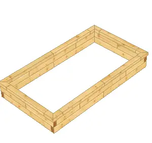 Hochbeet/Gartenbeet für Gemüse, Kräuter und Pflanzen