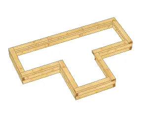 Hochbeet/Gartenbeet für Gemüse, Kräuter und Pflanzen