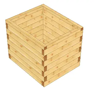 Hochbeet/Gartenbeet für Gemüse, Kräuter und Pflanzen
